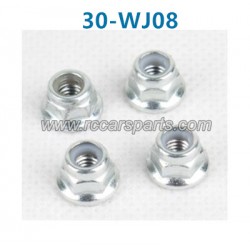 XinleHong 9136 1/16 M4 Locknut (For Upgrade Metal Drive Shaft ) 30-WJ08