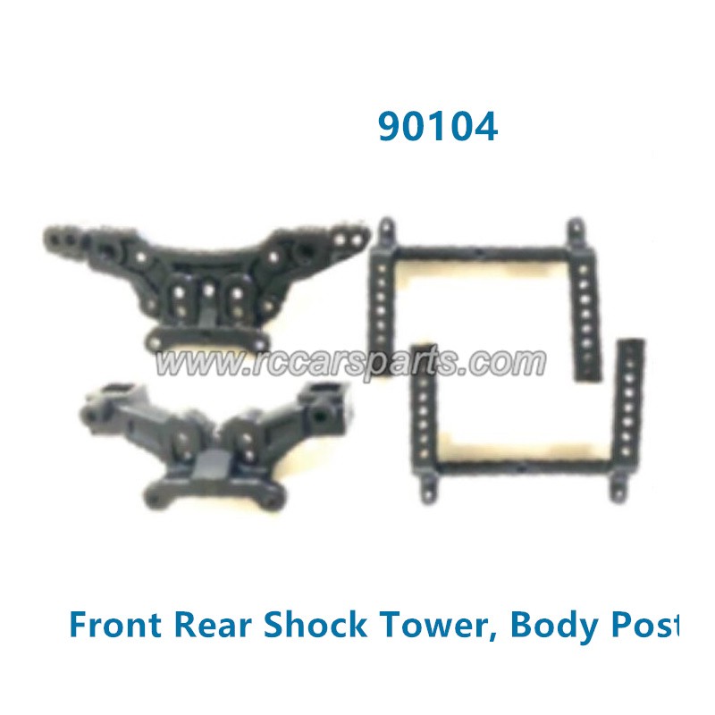 HBX 903 Spare Parts Front Rear Shock Tower, Body Post 90104