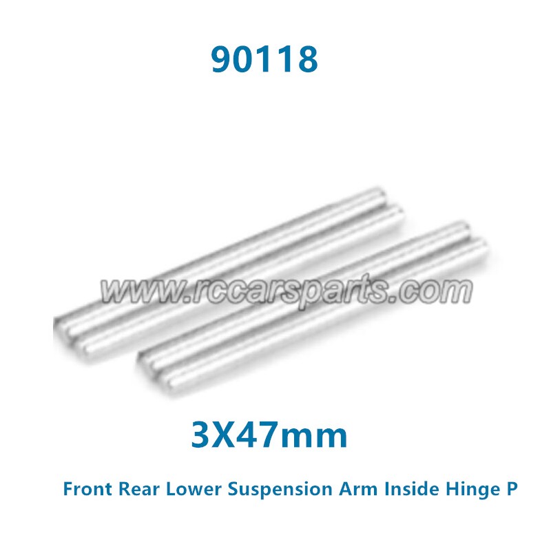 HBX 903 Spare Parts 3X47mm Front Rear Lower Suspension Arm Inside Hinge Pins 90118