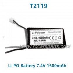 HBX 903 RC Truck Parts Li-PO Battery 7.4V 1600mAh T2119