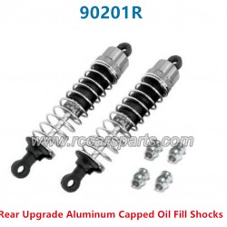HBX 903 1/12 Car Rear Upgrade Aluminum Capped Oil Fill Shocks 90201R