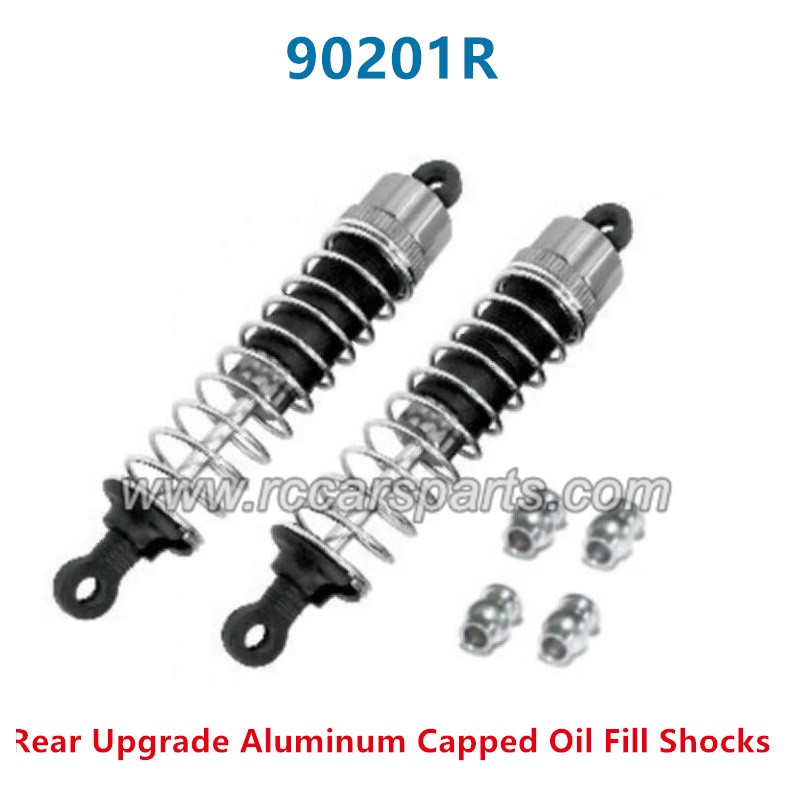 HBX 903 1/12 Car Rear Upgrade Aluminum Capped Oil Fill Shocks 90201R