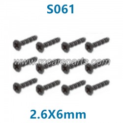 HBX 901 901A RC Car Parts Screw KBHO 2.6X6mm S061