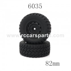 SUCHIYU SCY-16103 Spare Parts Wheel-6035 Black 82mm