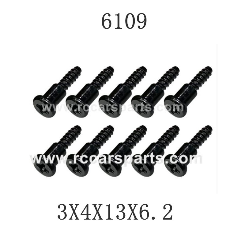 SCY-16102 RC Car Parts Screw 3X4X13X6.2 6109