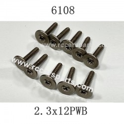 SCY-16101 RC Car Parts Screw 2.3x12PWB 6108