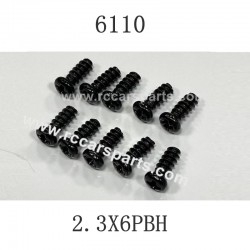 SCY-16102 RC Car Parts Screw 2.3X6PBH 6110