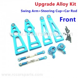 XinleHong Upgrade Alloy Kit-Front Swing Arm+Steering Cup+Car Rod-Blue Color