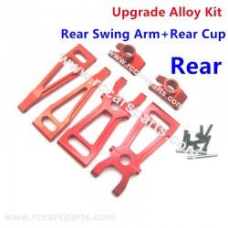 XinleHong Upgrade Alloy Kit-Rear Swing Arm+Rear Cup-Red Color