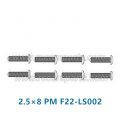 XLF F22A Spare Parts Screw 2.5×8 PM F22-LS002