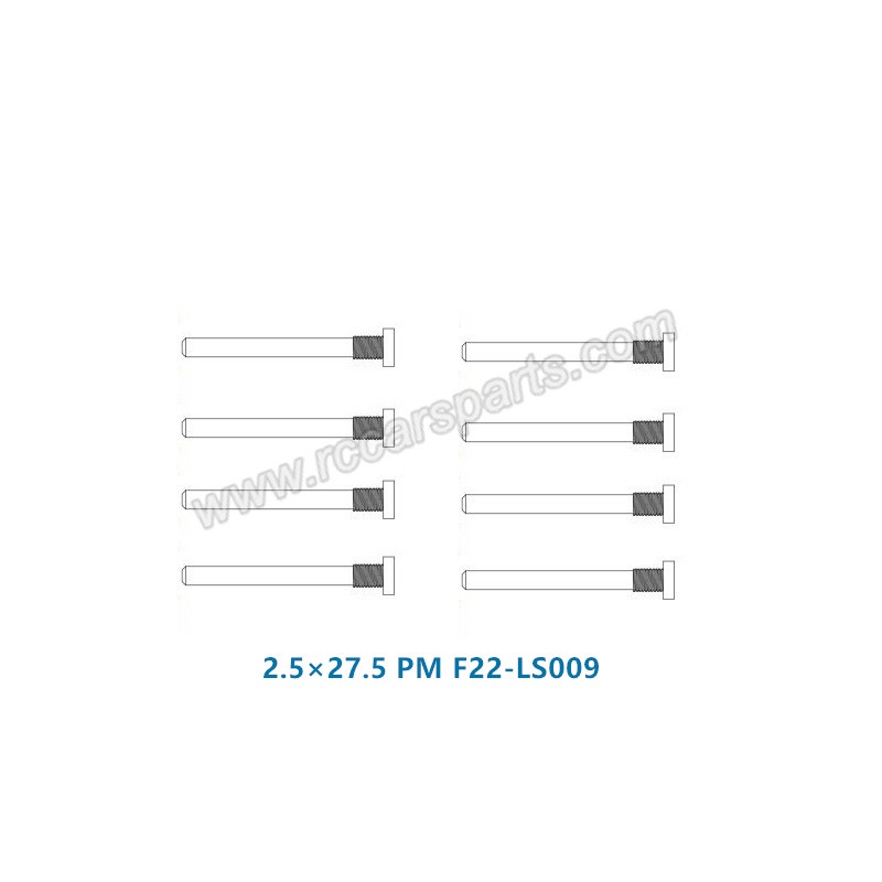 XLF F22A Spare Parts Screw 2.5×27.5 PM F22-LS009