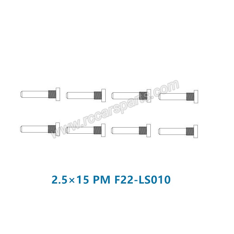 XLF F22A Spare Parts Screw 2.5×15 PM F22-LS010