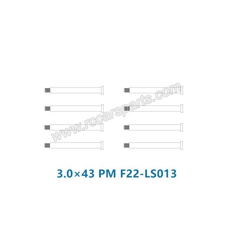 XLF F22A Spare Parts Screw 3.0×43 PM F22-LS013
