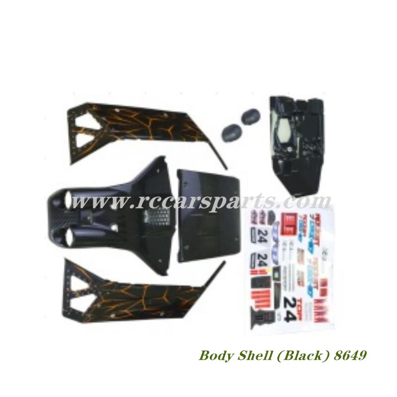 ZD Racing Body Shell (Black) 8649