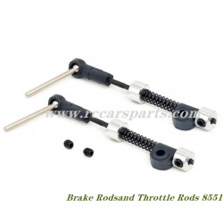 RC Buggy DBX 07 ZD Racing Brake  Rodsand Throttle Rods 8551