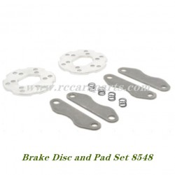 RC Buggy DBX 07 ZD Racing Brake Disc and Pad Set 8548