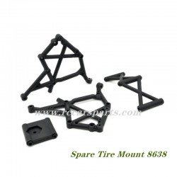 RC Buggy DBX 07 Parts Spare Tire Mount 8638