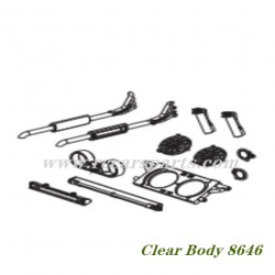 RC Buggy DBX 07 Parts Clear Body 8646