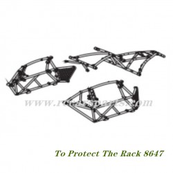 RC Buggy DBX 07 Parts To Protect The Rack 8647