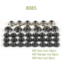 RC Buggy DBX 07 Hex Nut Kit 8085