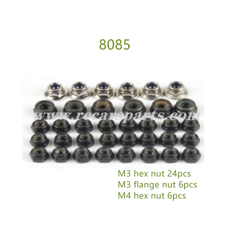 RC Buggy DBX 07 Hex Nut Kit 8085