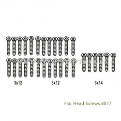 ZD Racing DBX 07 1/7 4wd Flat Head Screws 8077