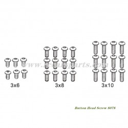 ZD Racing DBX 07 1/7 4wd Button Head Screws 8078