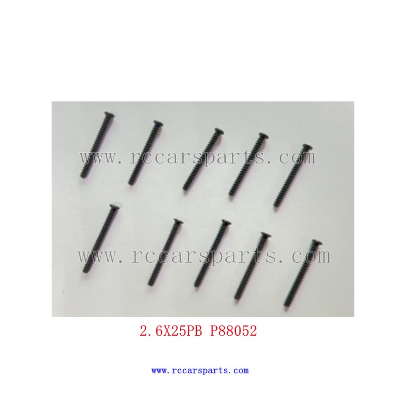 2.6X25PB Screw P88052 For ENOZE 9000E RC Car Parts