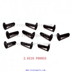 2.6X10 Screw P88053 For ENOZE 9000E RC Car Parts