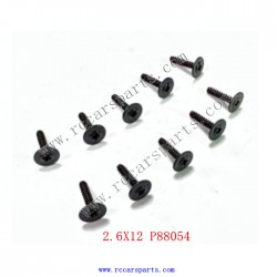 2.6X12 Screw P88054 For ENOZE 9002E RC Car Parts