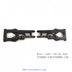 Rear Lower Swing Arm PX9000-13B+PX9000-14B For ENOZE 9002E RC Car Parts