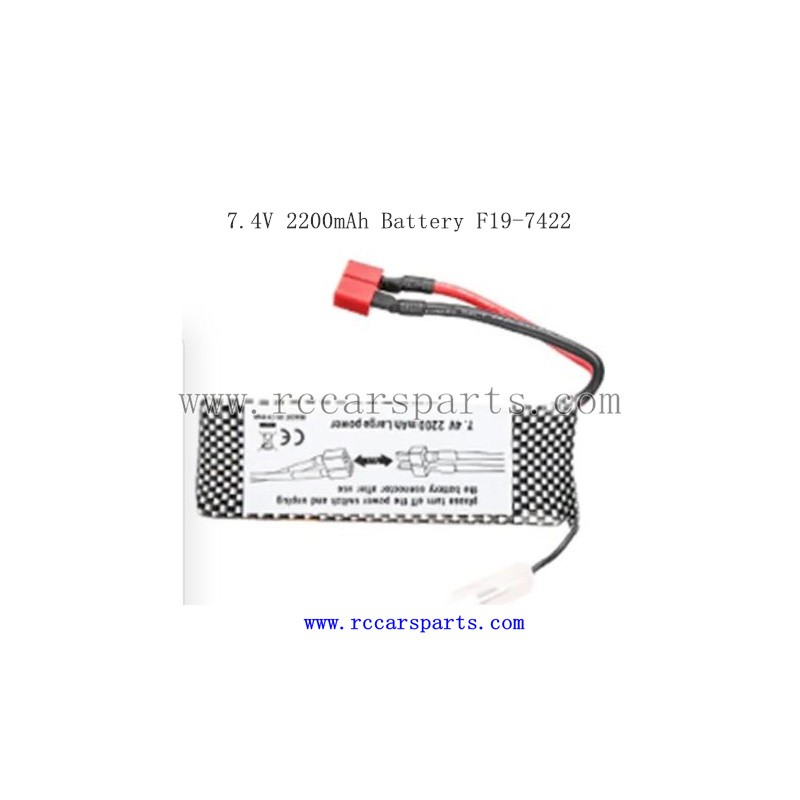 XLF F19 19A RTR RC Car Parts 7.4V 2200mAh Battery F19-7422
