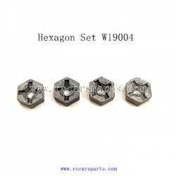XLF F19 F19A RTR 1/10 Parts Hexagon Set W19004