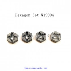 XLF F19 F19A RTR Spare Parts Hexagon Set W19004
