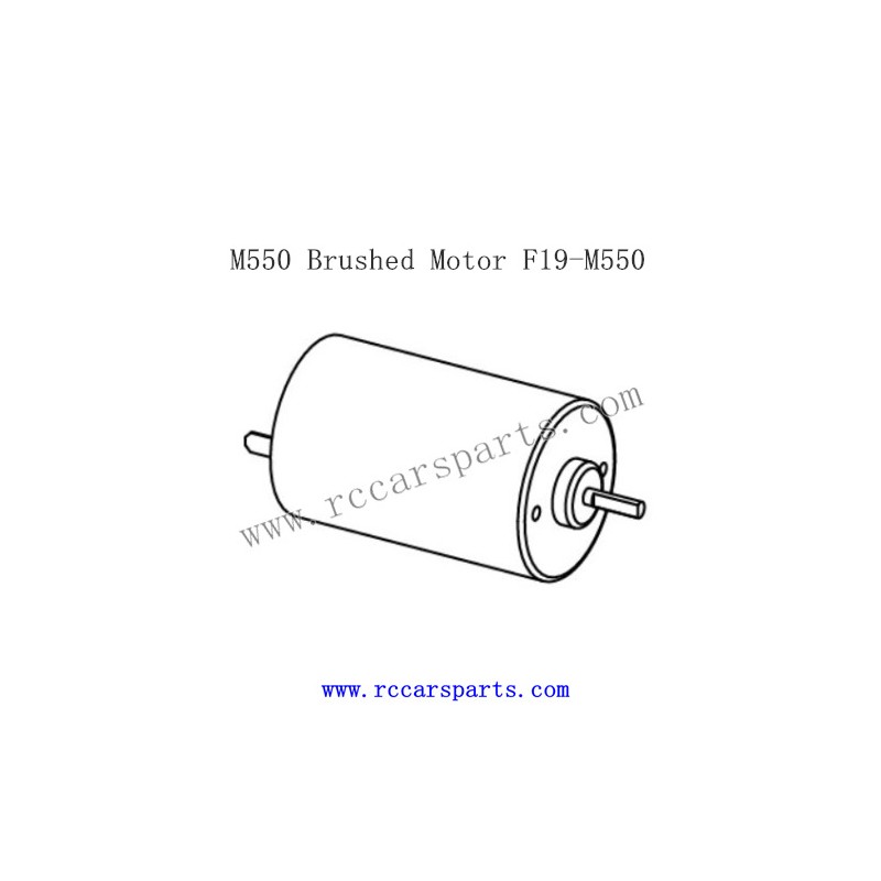 XLF F19 Parts Brushed Motor F19-M550