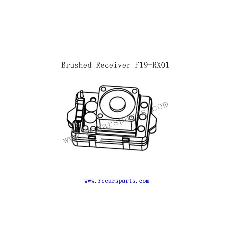 XLF F19 Parts Brushed Receiver F19-RX01