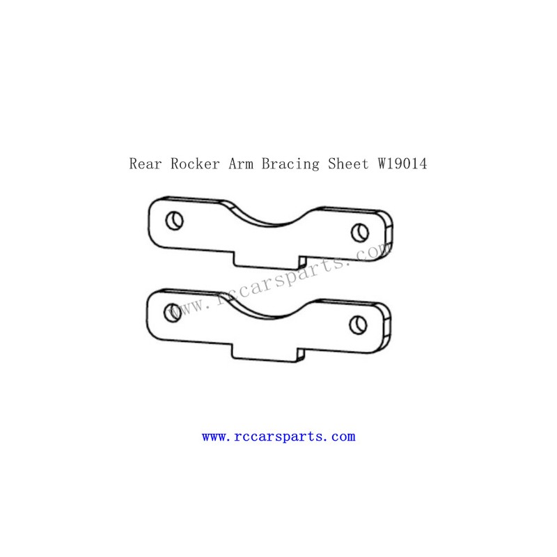 XLF F19 F19A Spare Parts Rear Rocker Arm Bracing Sheet W19014