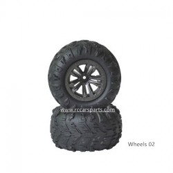 XLF F16 RTR Parts Wheels, Tire, Big Version