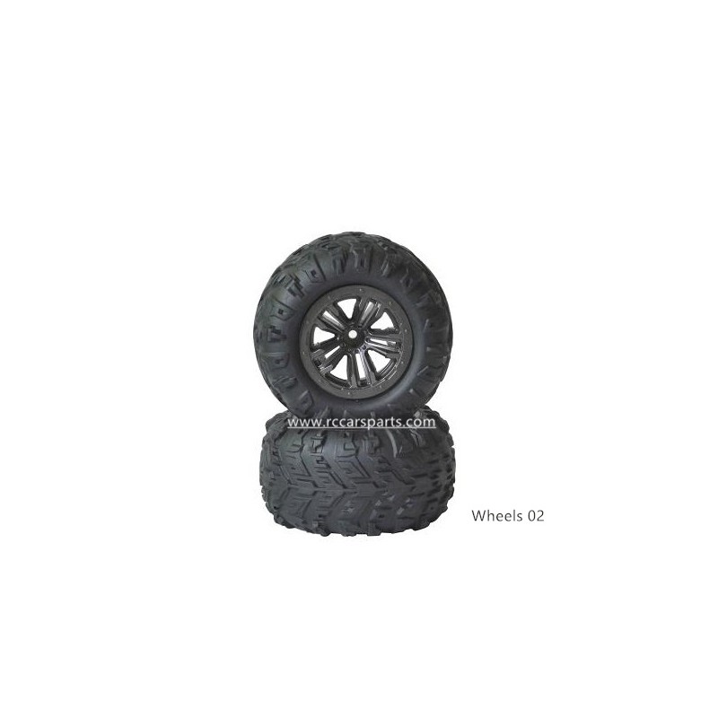 XLF F16 RTR Parts Wheels, Tire, Big Version