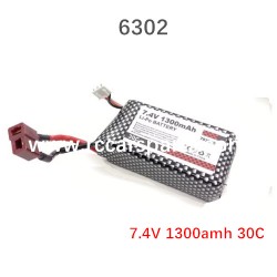SCY-16102 RC Car 7.4V 1300amh 30C Battery 6302