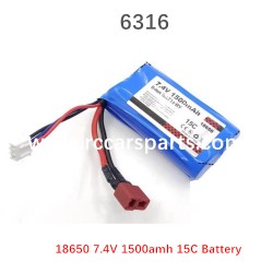 SUCHIYU SCY-16201 Parts 18650 7.4V 1500amh 15C Battery 6316