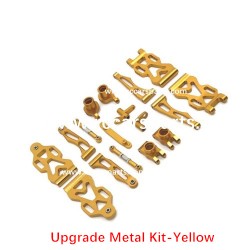 SCY 16201 RC Car Parts Upgrade Metal Kit-Yellow