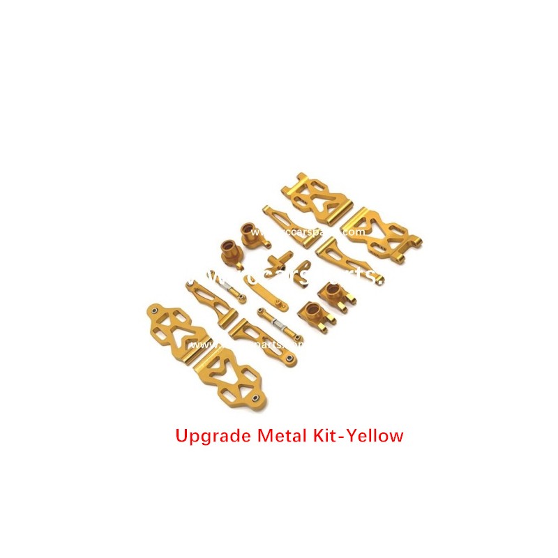 SCY 16201 RC Car Parts Upgrade Metal Kit-Yellow