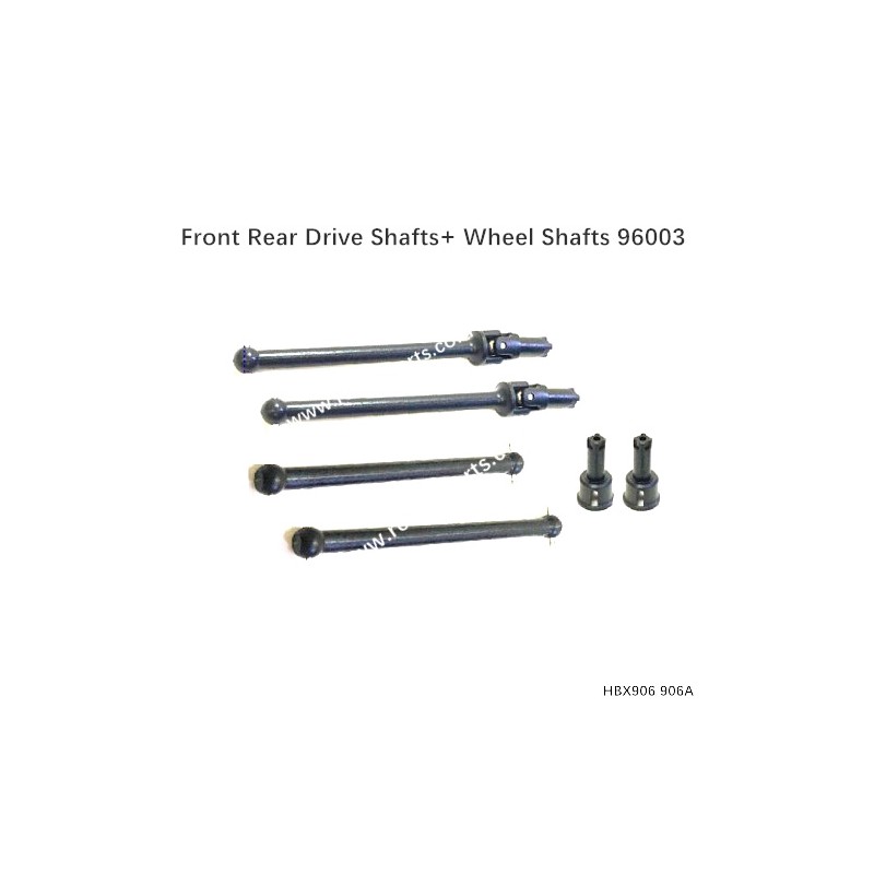 RC Car 906/906A Spare Parts Front Rear Drive Shafts+Wheel Shafts 96003
