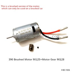 RC Car 906 Spare Parts Brushed Motor 90125+Motor Gear 90128