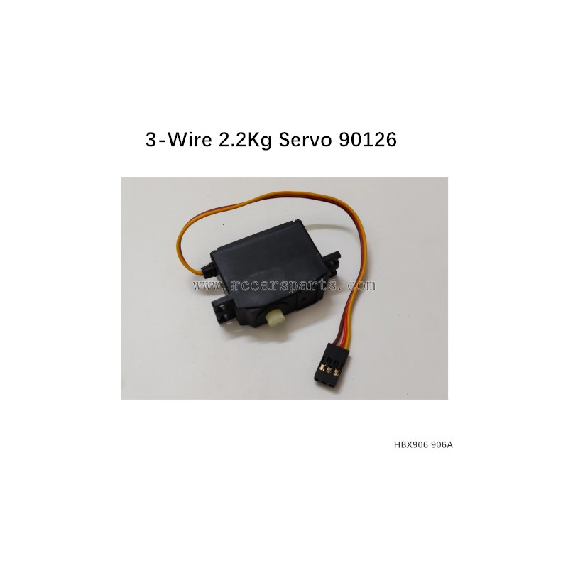 HBX 906/906A Spare Parts 3-Wire 2.2Kg Servo 90126