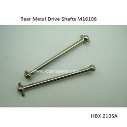RC Car HBX 2105A Parts Rear Metal Drive Shafts M16106