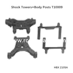 HBX 2105A Spare Parts Shock Towers+Body Posts T10009