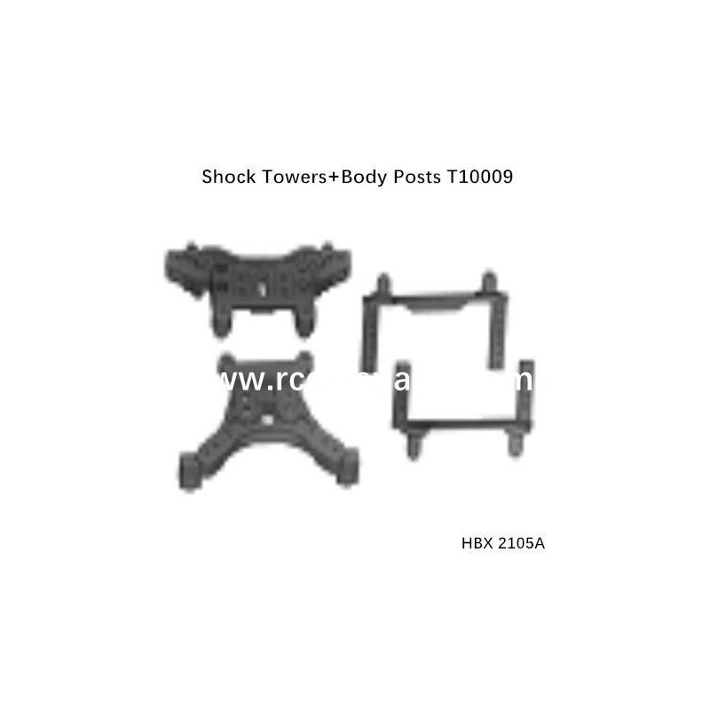 HBX 2105A Spare Parts Shock Towers+Body Posts T10009