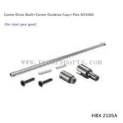 RC Car 2105A Parts Center Drive Shaft+Center Outdrive Cups+Pins M21060
